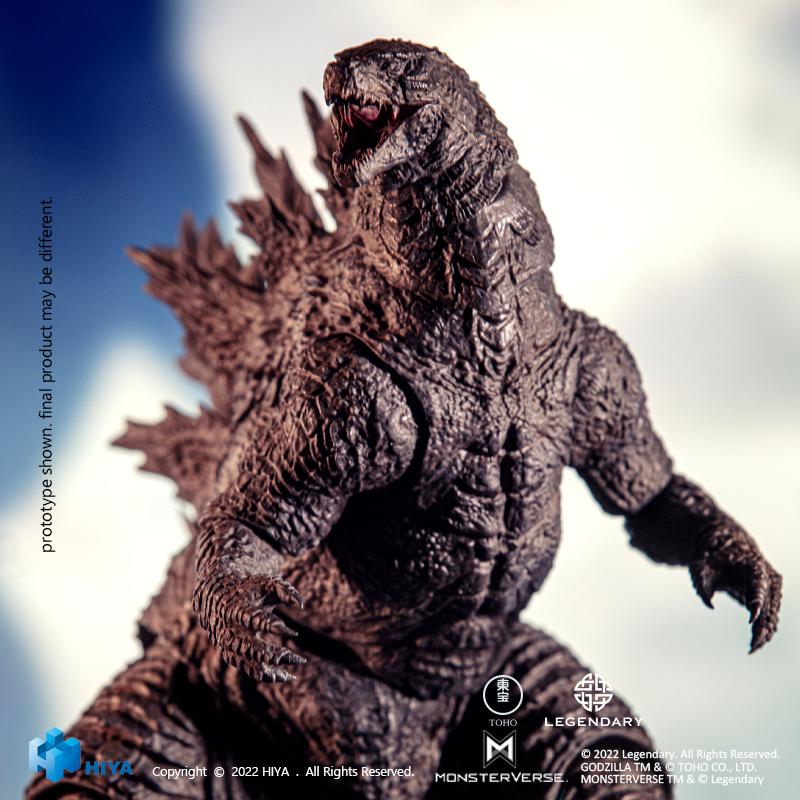 HIYA Exquisite Basic Series None Scale 7 Inch GODZILLA VS KONG Godzilla Action Figure