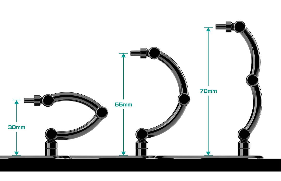 The Simple Stand mini x4 Black (for Small Figures & Chibi Figures)