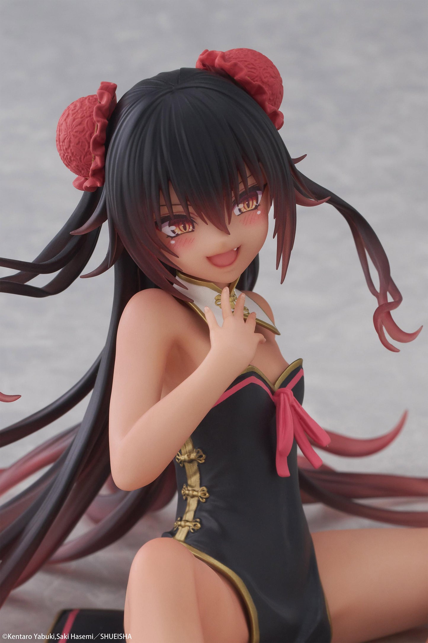 To Love-Ru Darkness Desktop Cute Figure - Nemesis Chinese Dress Ver.