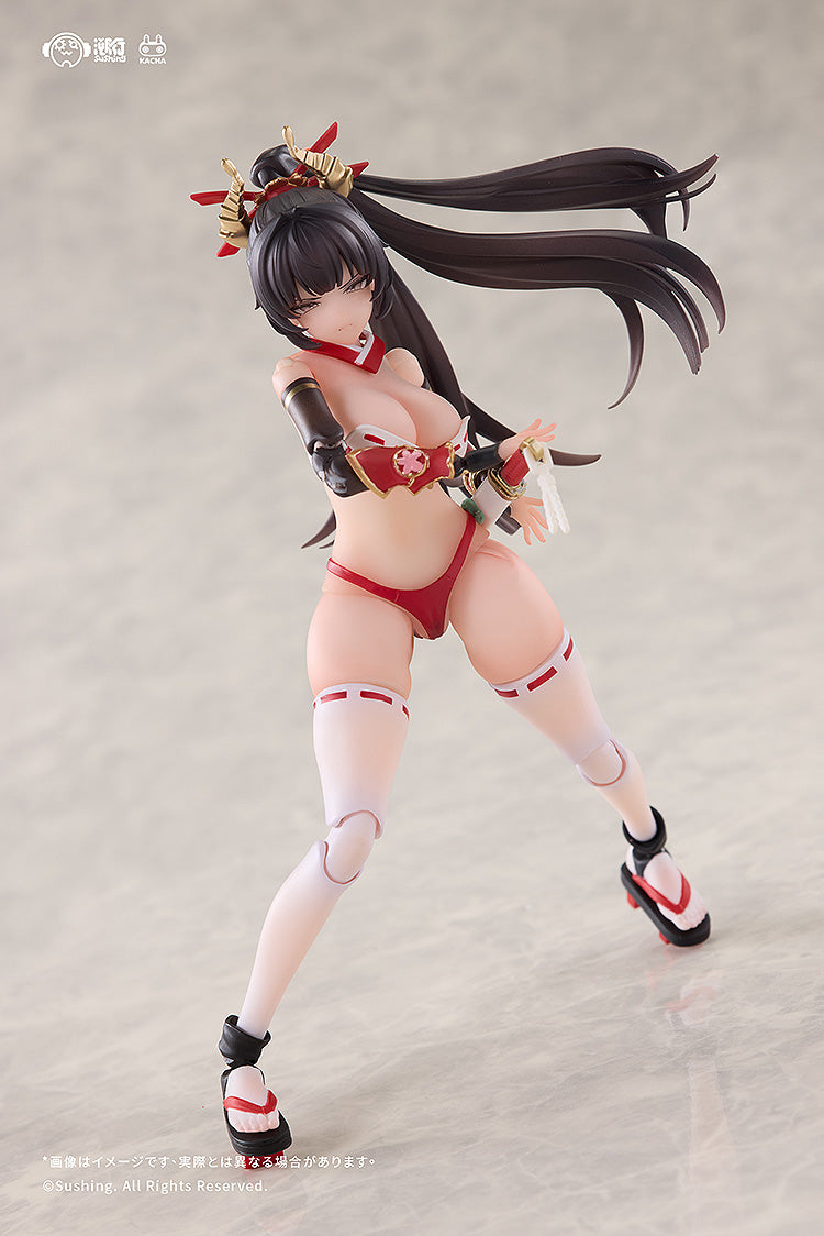 Combat priestess Sakura Uefuji 1/12 Articulated Figure