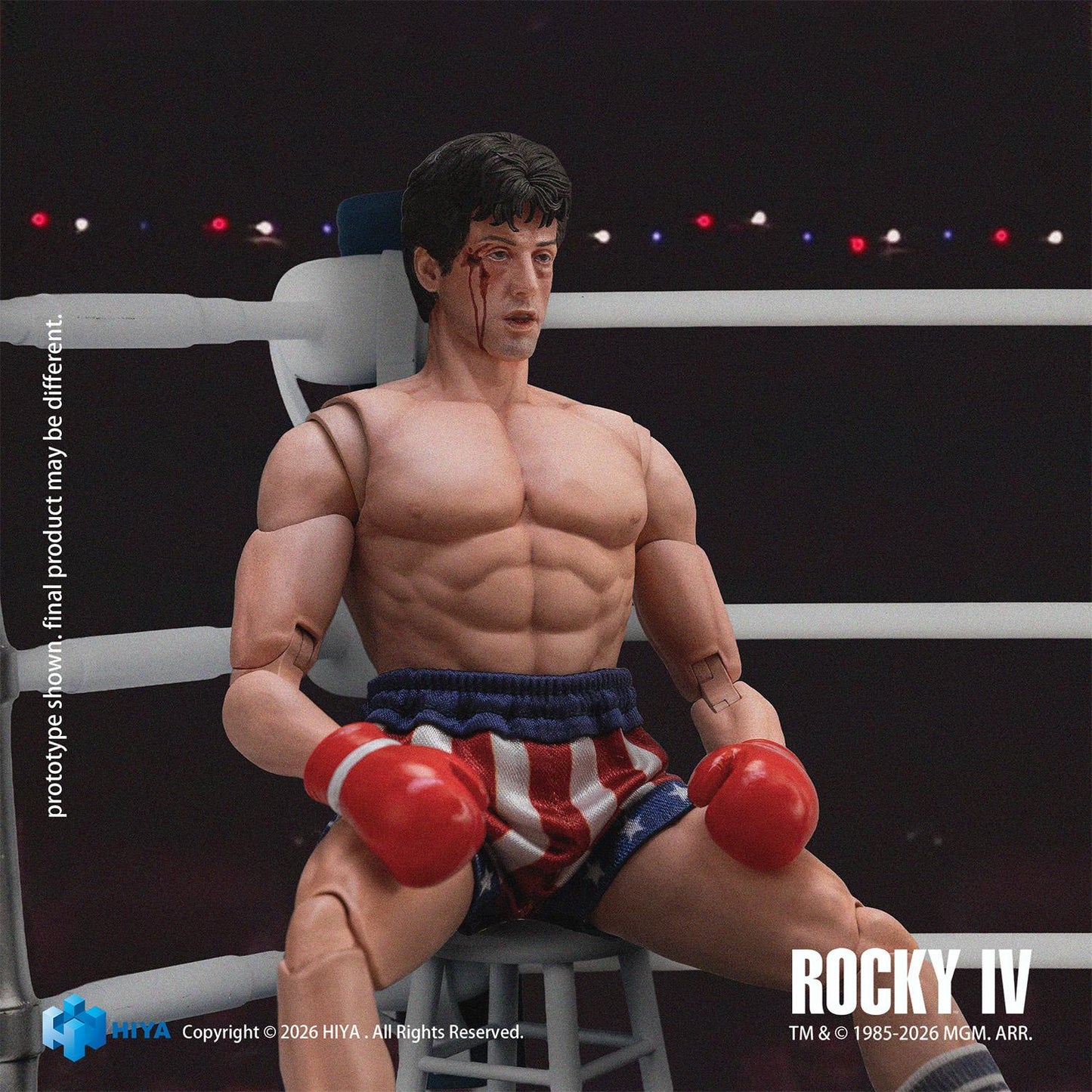HIYA Exquisite Super Series 1/12 Scale 6.3 Inch Rocky IV Rocky Boxer Version Action Figure