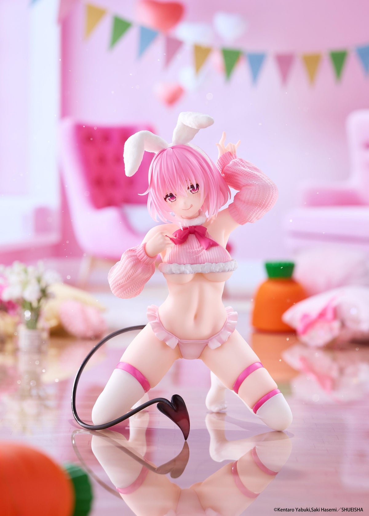 To Love-Ru Darkness MOFLOCK Figure - Momo (Fluffy Bunny Ver.)