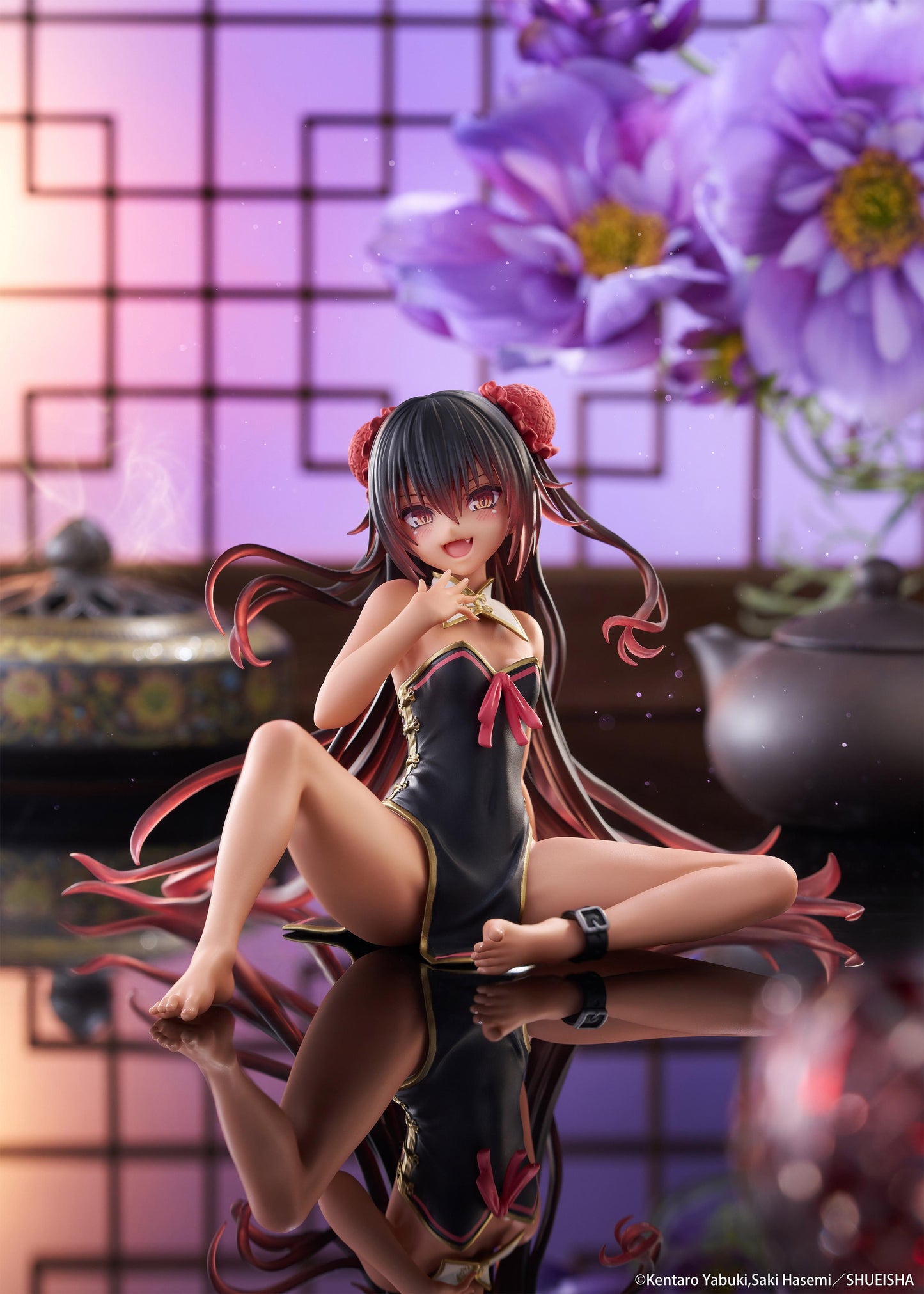 To Love-Ru Darkness Desktop Cute Figure - Nemesis Chinese Dress Ver.