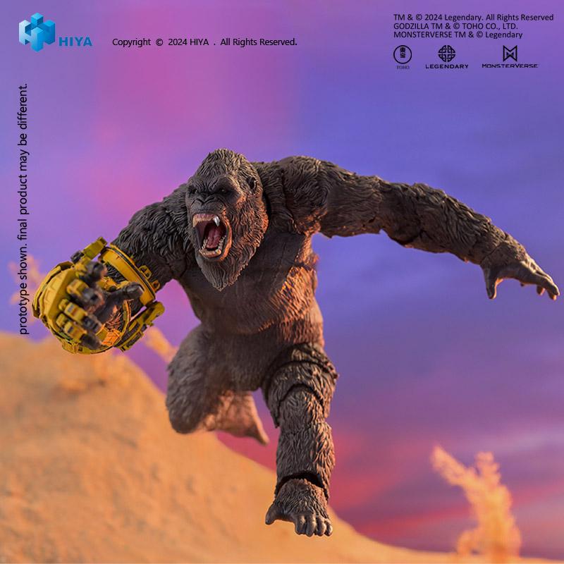 HIYA Exquisite Basic Series None Scale 6 Inch Godzilla x Kong The New Empire Kong B.E.A.S.T. Glove Ver. Action Figure