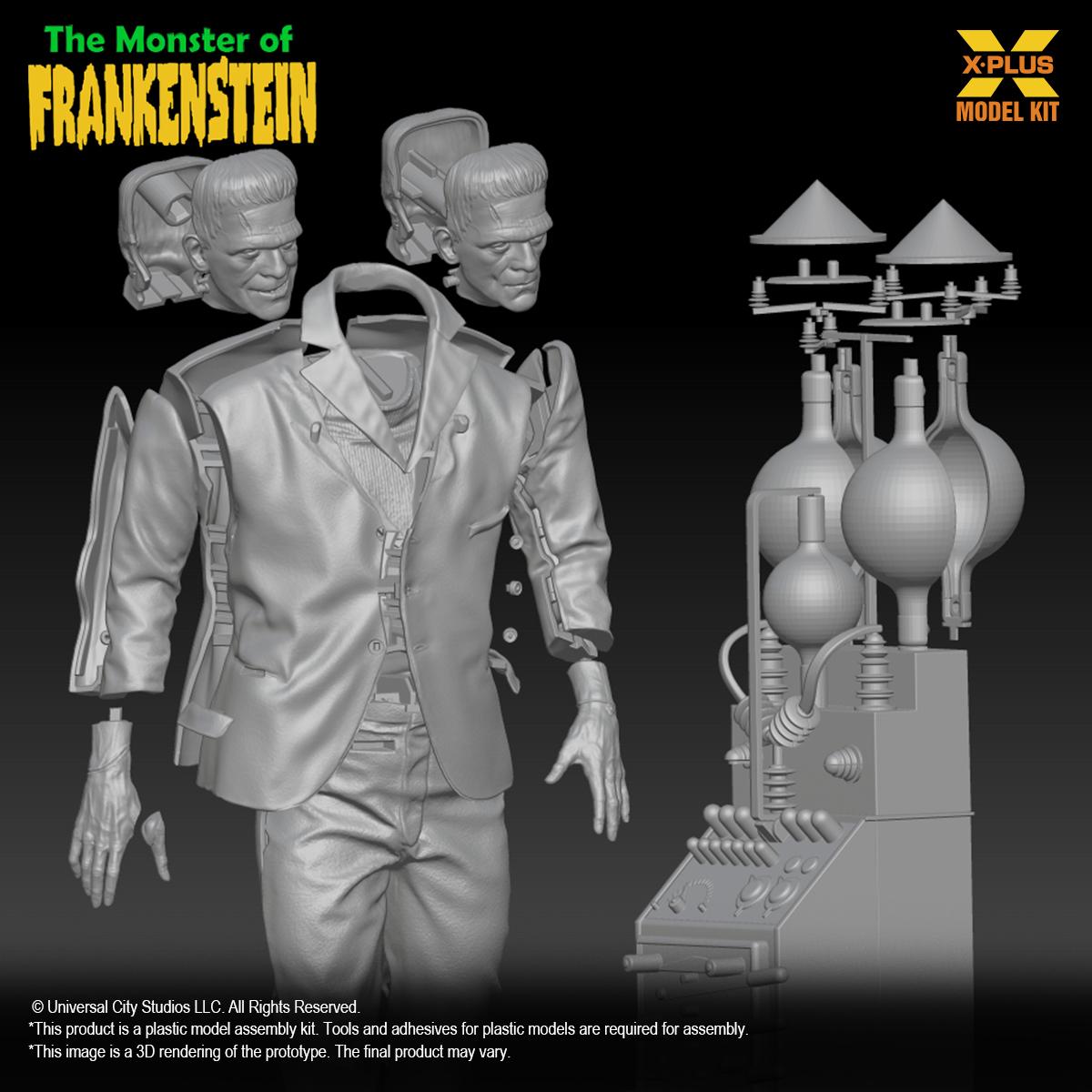 1/8 Scale The Monster of Frankenstein Plastic Model Kit