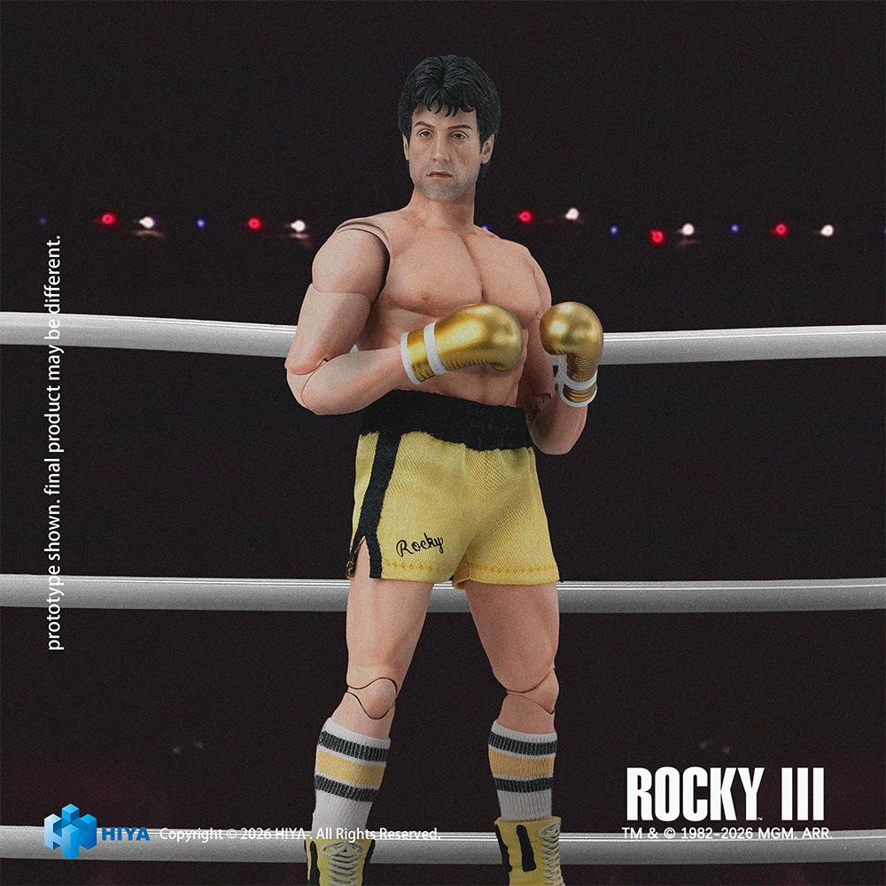 HIYA Exquisite Super Series 1/12 Scale 6.3 Inch Rocky III Rocky Boxer Version Action Figure
