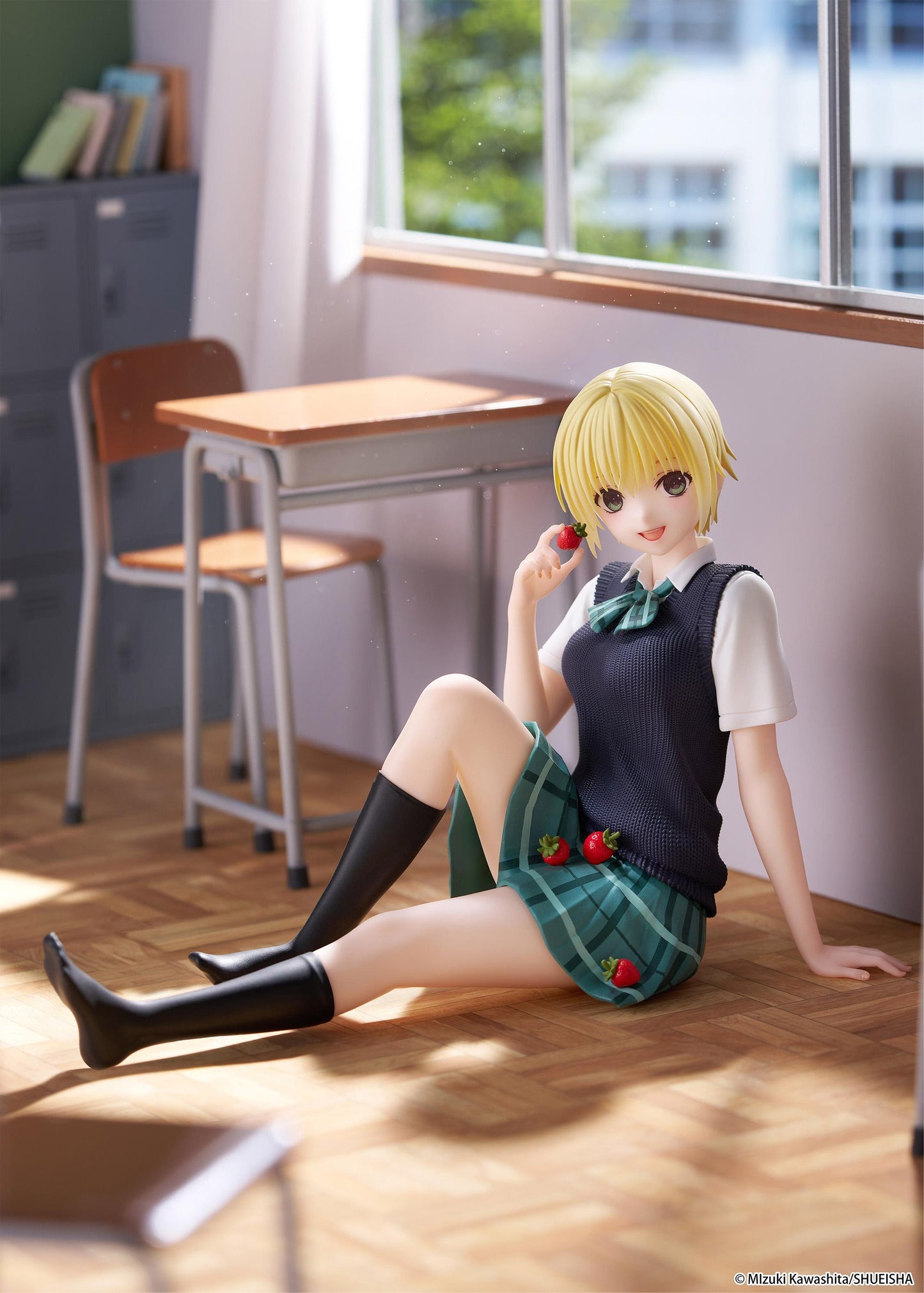 Strawberry 100% Desktop Cute Figure - Tsukasa Nishino (School uniform Ver.)