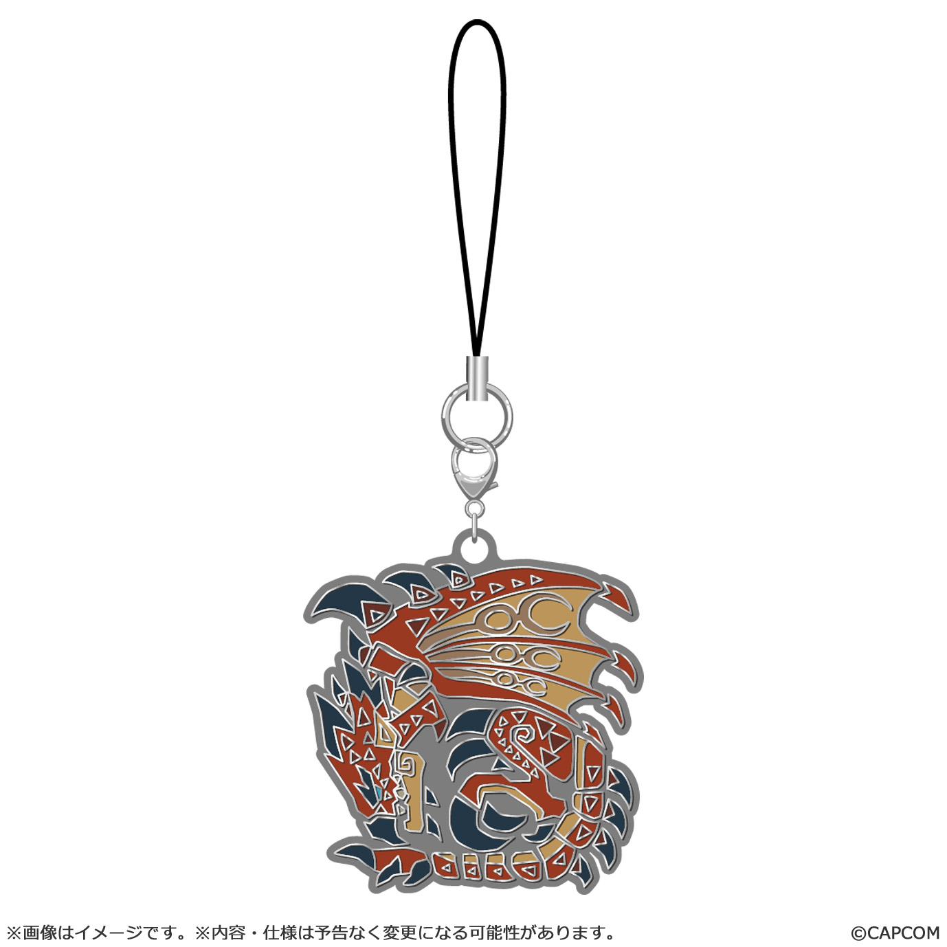 MONSTER HUNTER WILDS Monster Hunter Wilds Monster icon Metal Keychain
