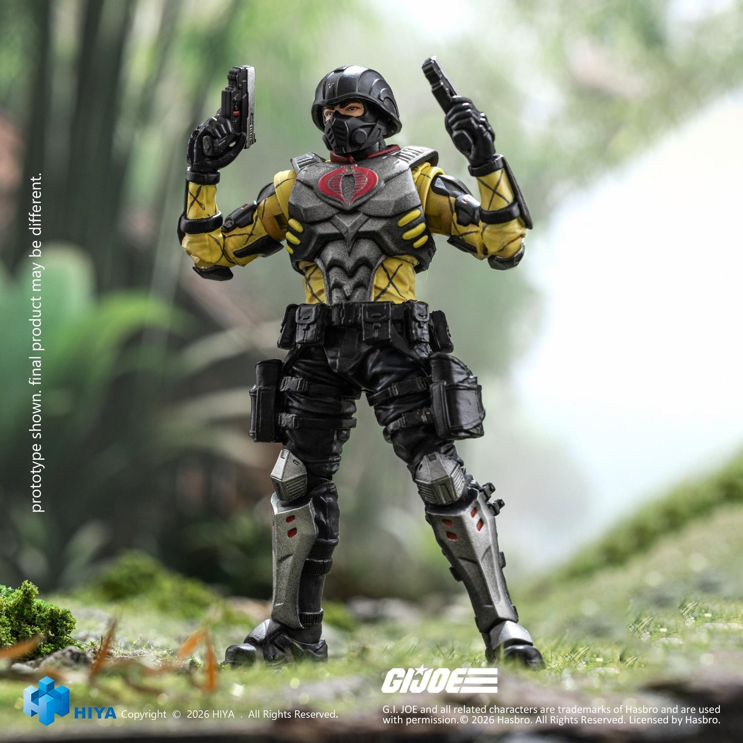 HIYA Exquisite Mini Series 1/18 Scale 4 Inch G.I.Joe Python Trooper Action Figure