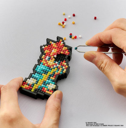 (Blind Box) CHRONO TRIGGER DIY Pixel Art Keychain Collection Display