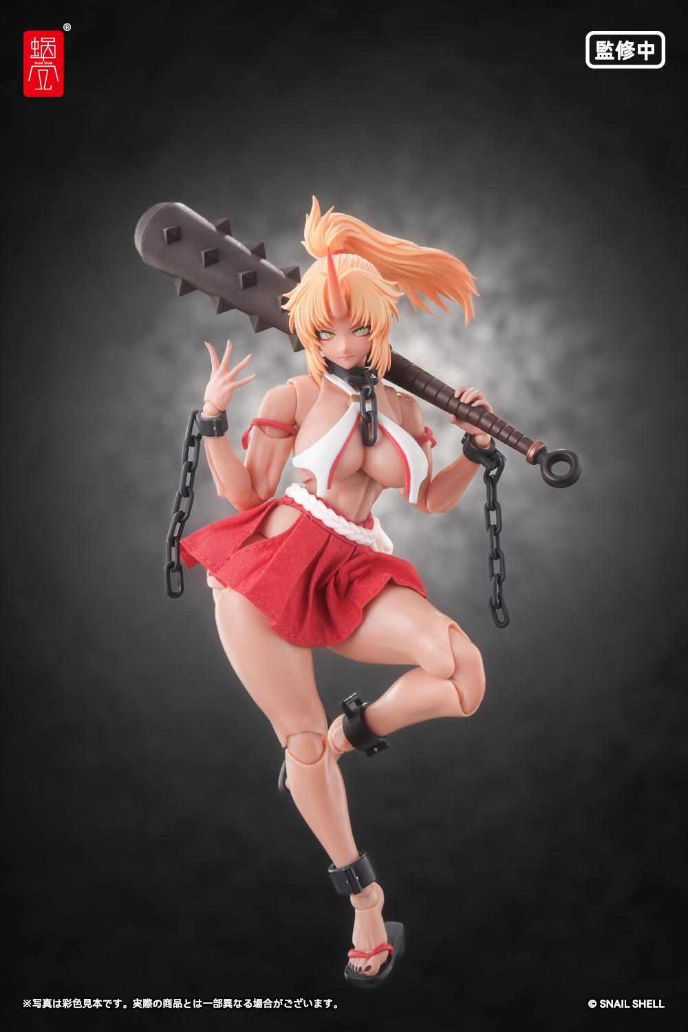 RPGEX-08 Oni Miko Second Daughter Momiji 1/12 Complete Model Action Figure