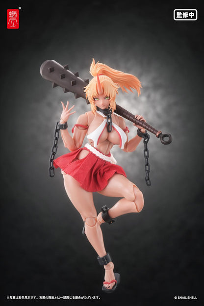 RPGEX-08 Oni Miko Second Daughter Momiji 1/12 Complete Model Action Figure