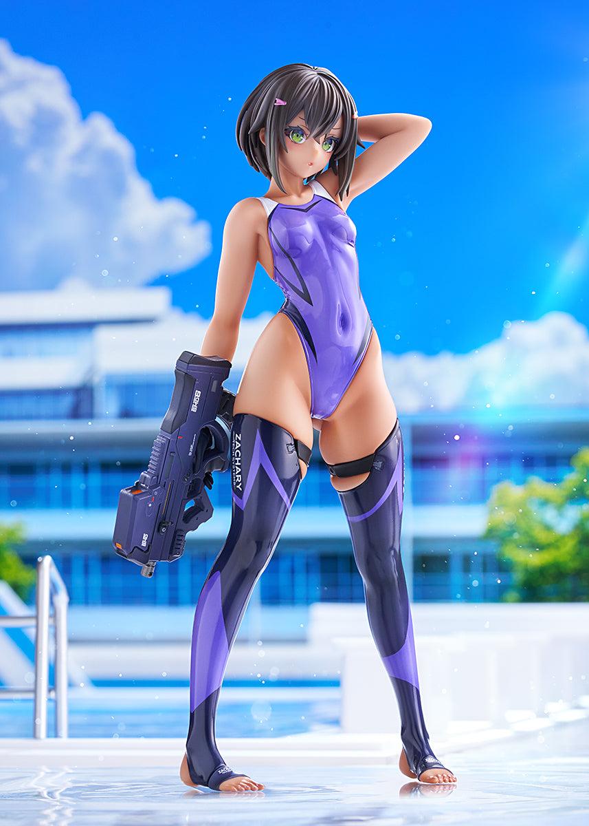 ARMS NOTE Buchou-chan of the Swimming Club Purple Swimsuit Ver. 1/7 Scale Figure