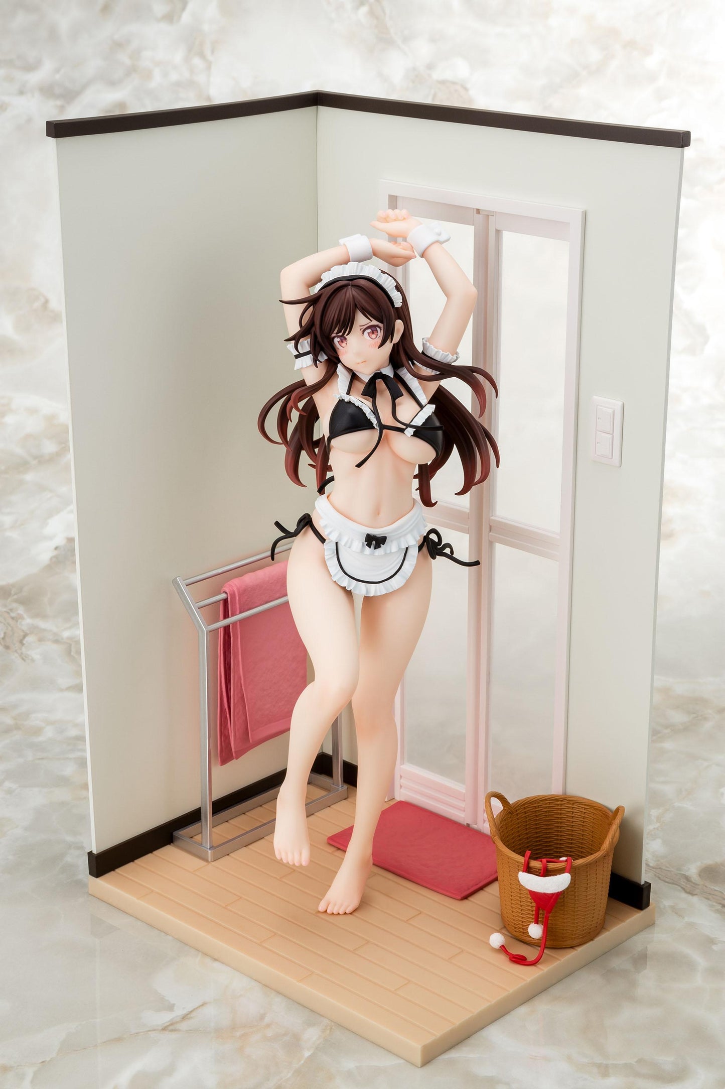 Rent-A-Girlfriend MIZUHARA Chizuru Maid Bikini ni changing into figure