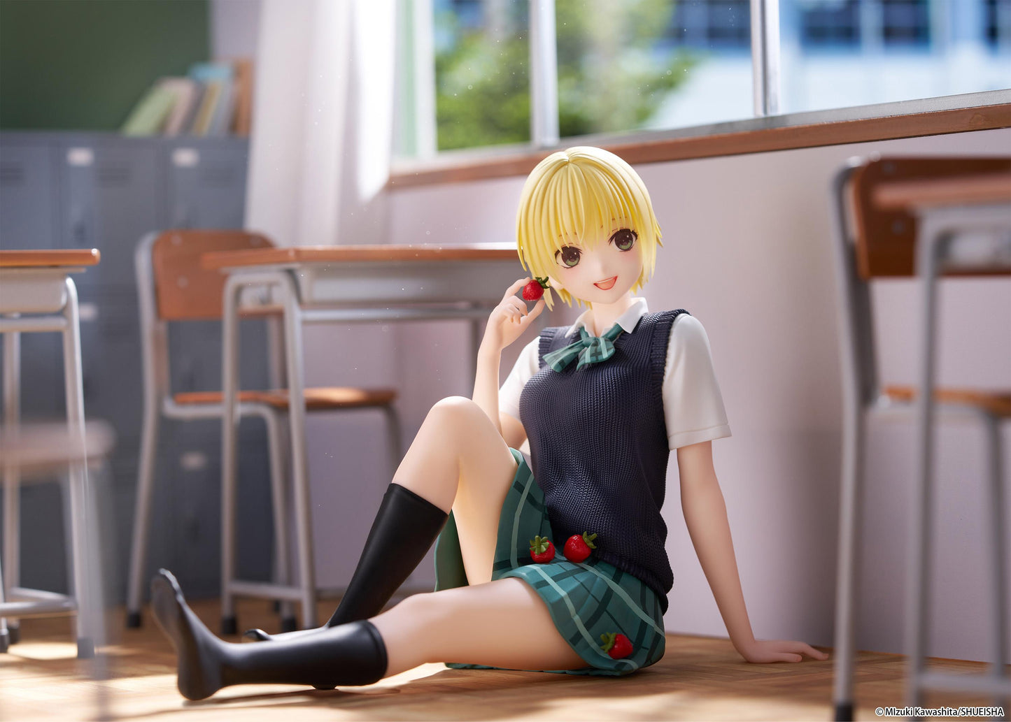 Strawberry 100% Desktop Cute Figure - Tsukasa Nishino (School uniform Ver.)
