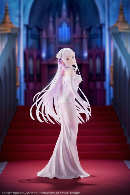 Re:ZERO -Starting Life in Another World- Emilia Wedding dress Ver. 1/7 Complete Figure