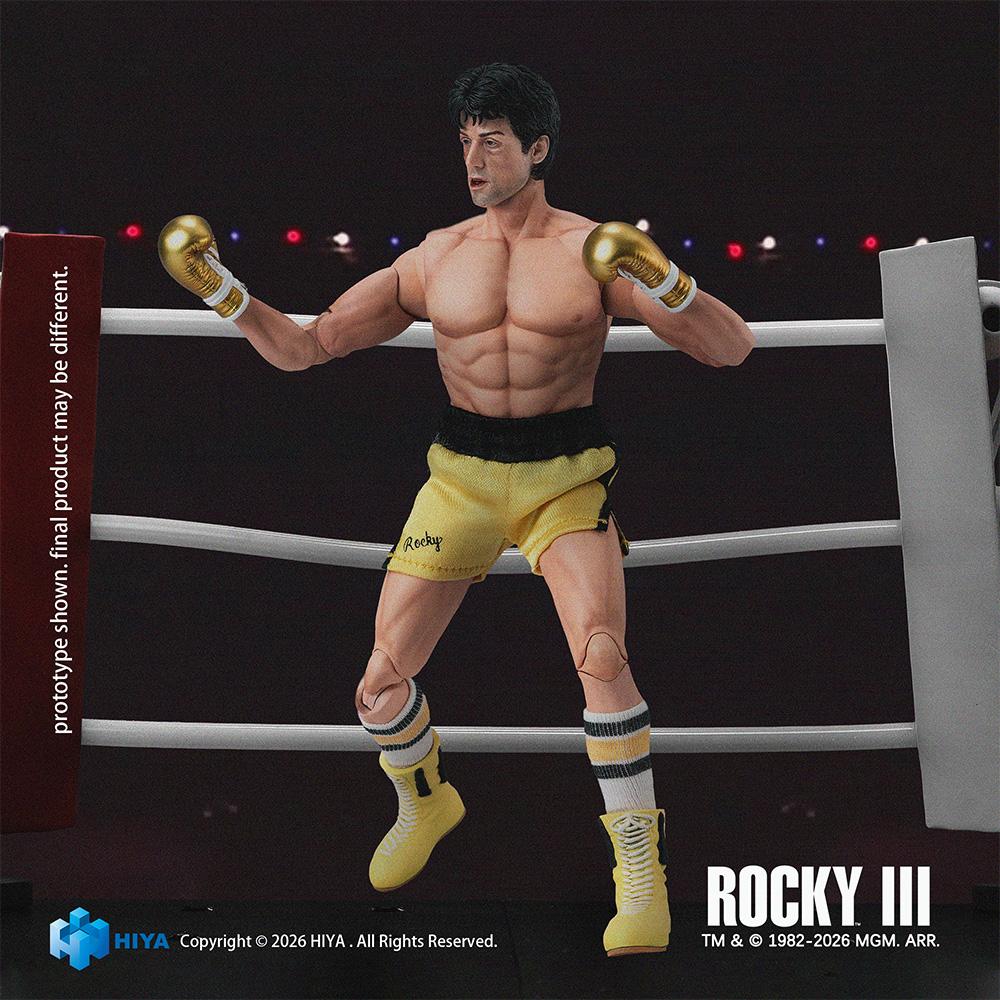 HIYA Exquisite Super Series 1/12 Scale 6.3 Inch Rocky III Rocky Boxer Version Action Figure