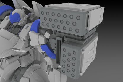(Model Kits) POWERDoLLS X-4+(PD-802) WEAPON SET3(Shoulder Parts For Mounting Weapons&DRu35 MLC&M7A Gatling Gun) (Rerun)