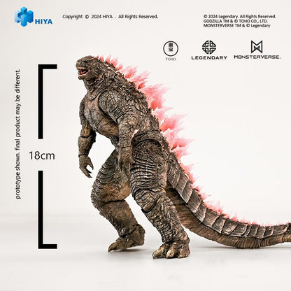 HIYA Exquisite Basic Series None Scale 7 Inch Godzilla x Kong The New Empire Godzilla Evolved Ver. Action Figure