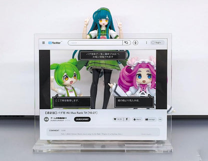 Buzz!? Trading video streaming acrylic stands