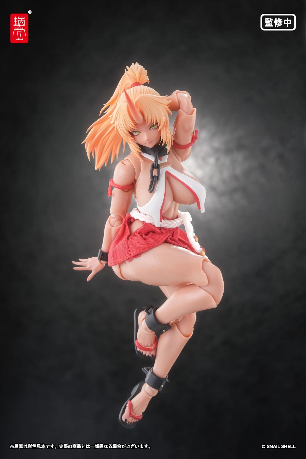 RPGEX-08 Oni Miko Second Daughter Momiji 1/12 Complete Model Action Figure