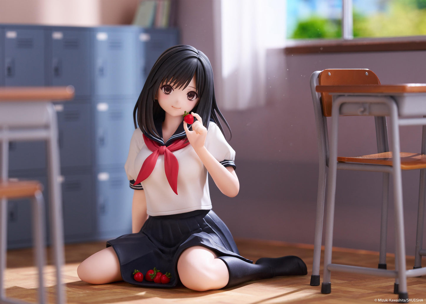 Strawberry 100% Desktop Cute Figure - Aya Tojo (School uniform Ver.)