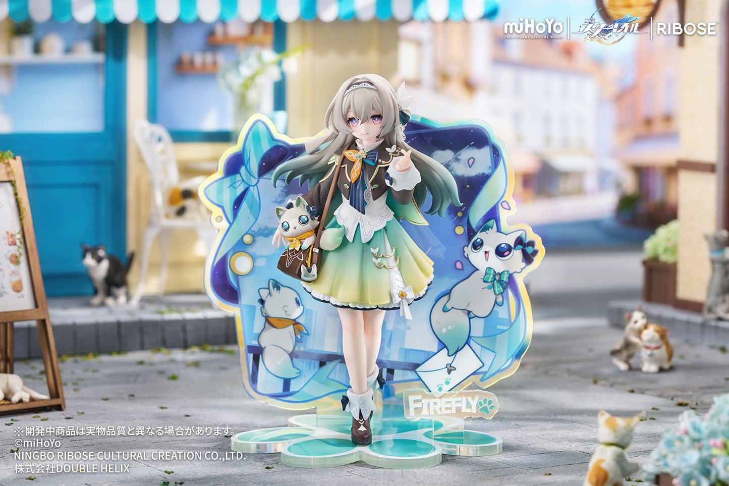 RISE UP+ Honkai: Star Rail Chibi Cat Series Figure Firefly Ver. Non Scale Figure