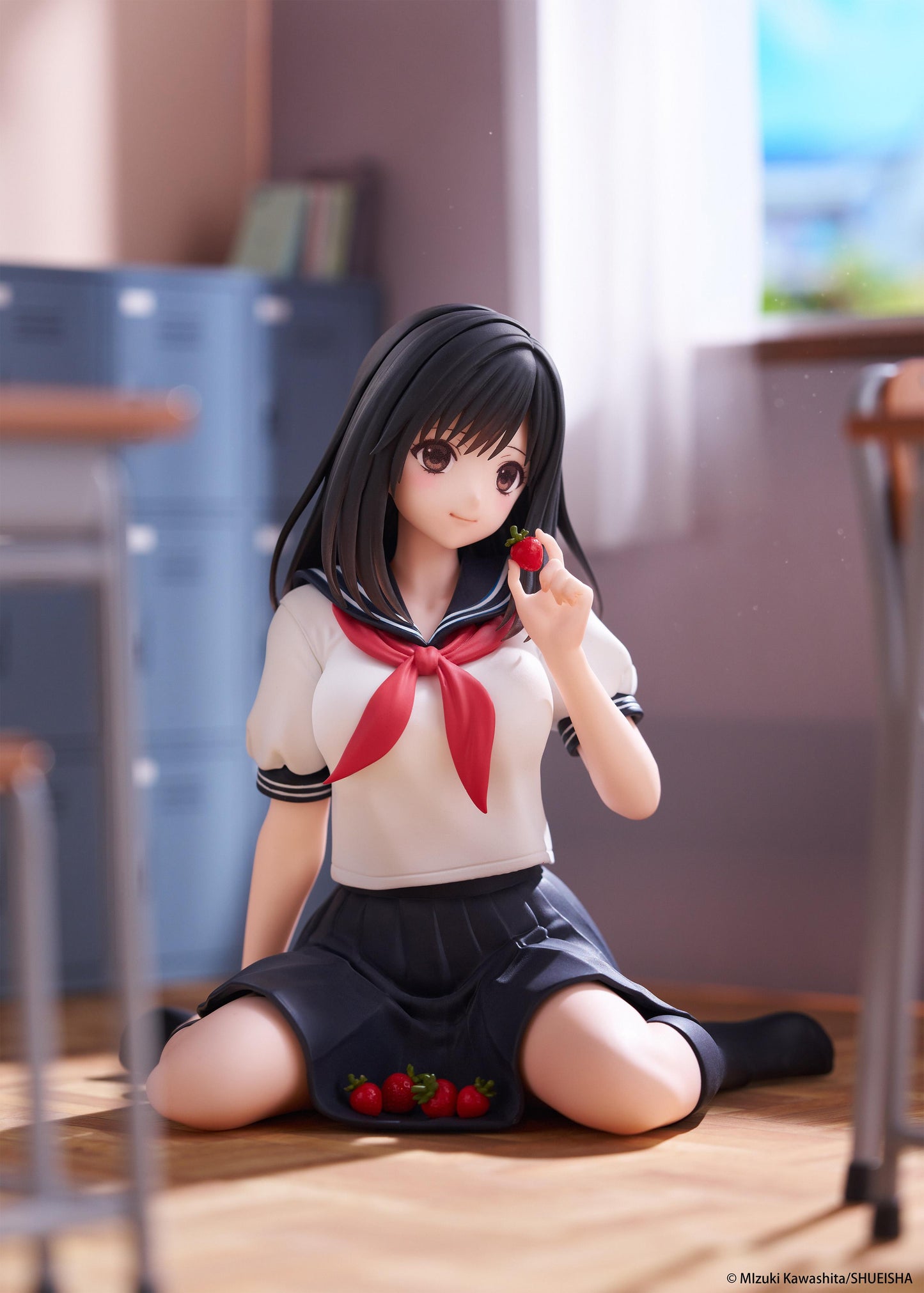 Strawberry 100% Desktop Cute Figure - Aya Tojo (School uniform Ver.)