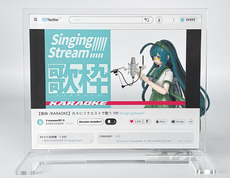 Buzz!? Trading video streaming acrylic stands