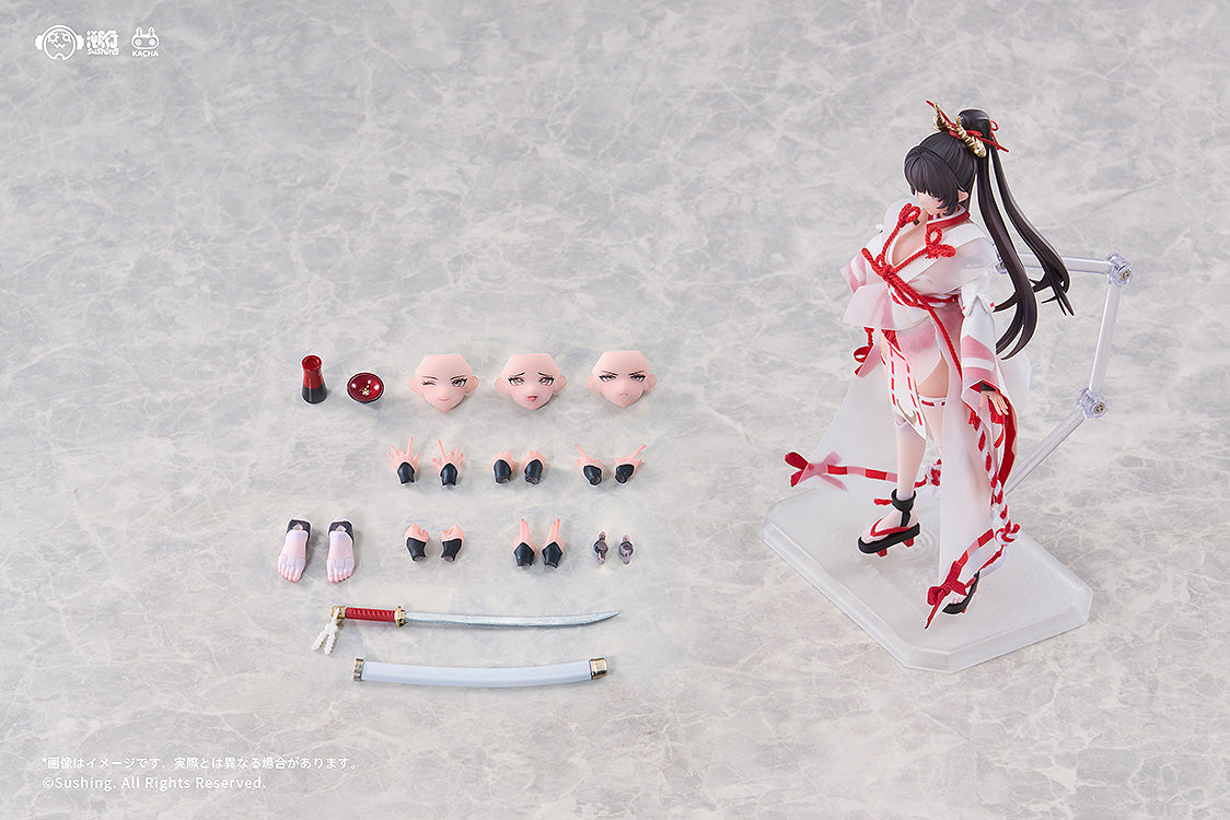 Combat priestess Sakura Uefuji 1/12 Articulated Figure