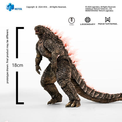 HIYA Exquisite Basic Series None Scale 7 Inch Godzilla x Kong The New Empire Godzilla Evolved Ver. Action Figure