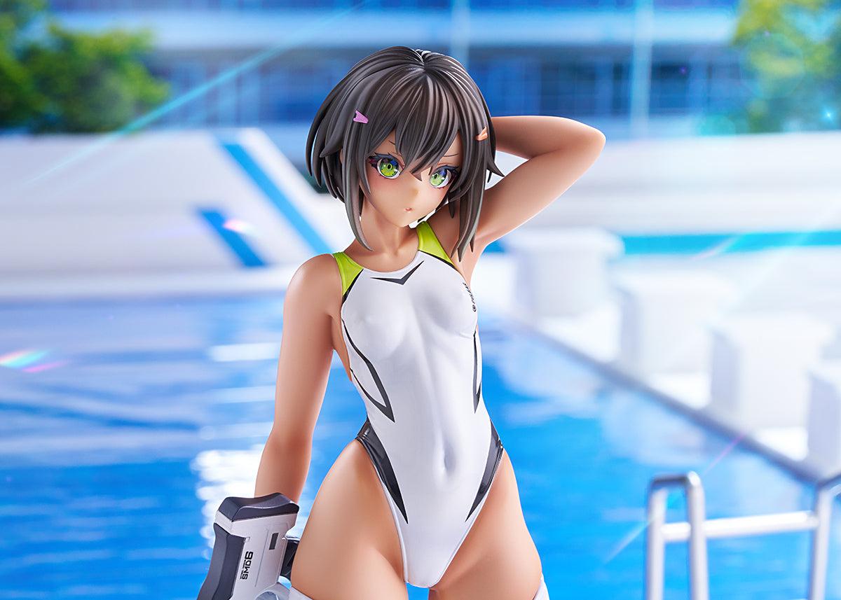 ARMS NOTE Buchou-chan of the Swimming Club White Swimsuit Ver. 1/7 Scale Figure
