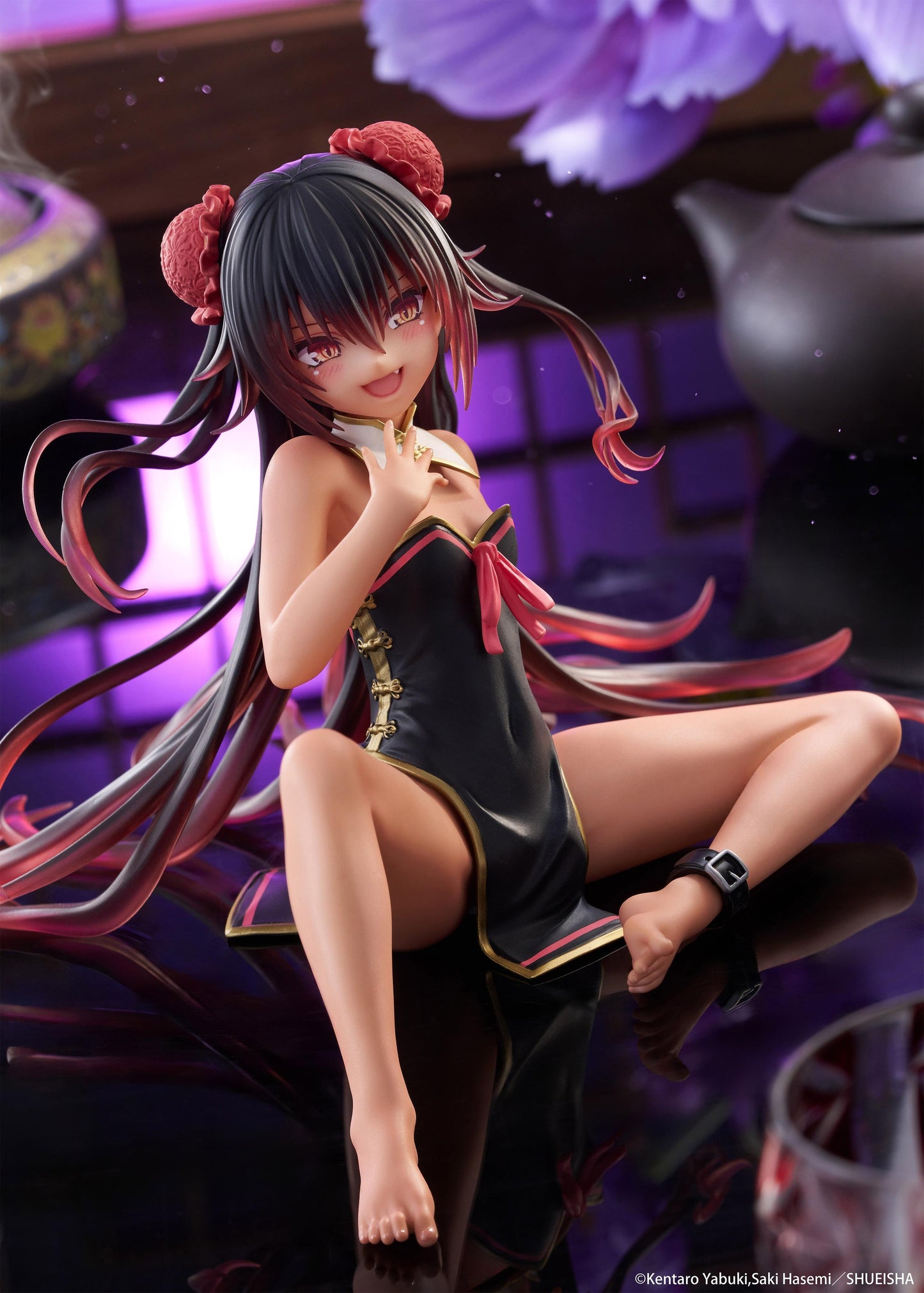 To Love-Ru Darkness Desktop Cute Figure - Nemesis Chinese Dress Ver.