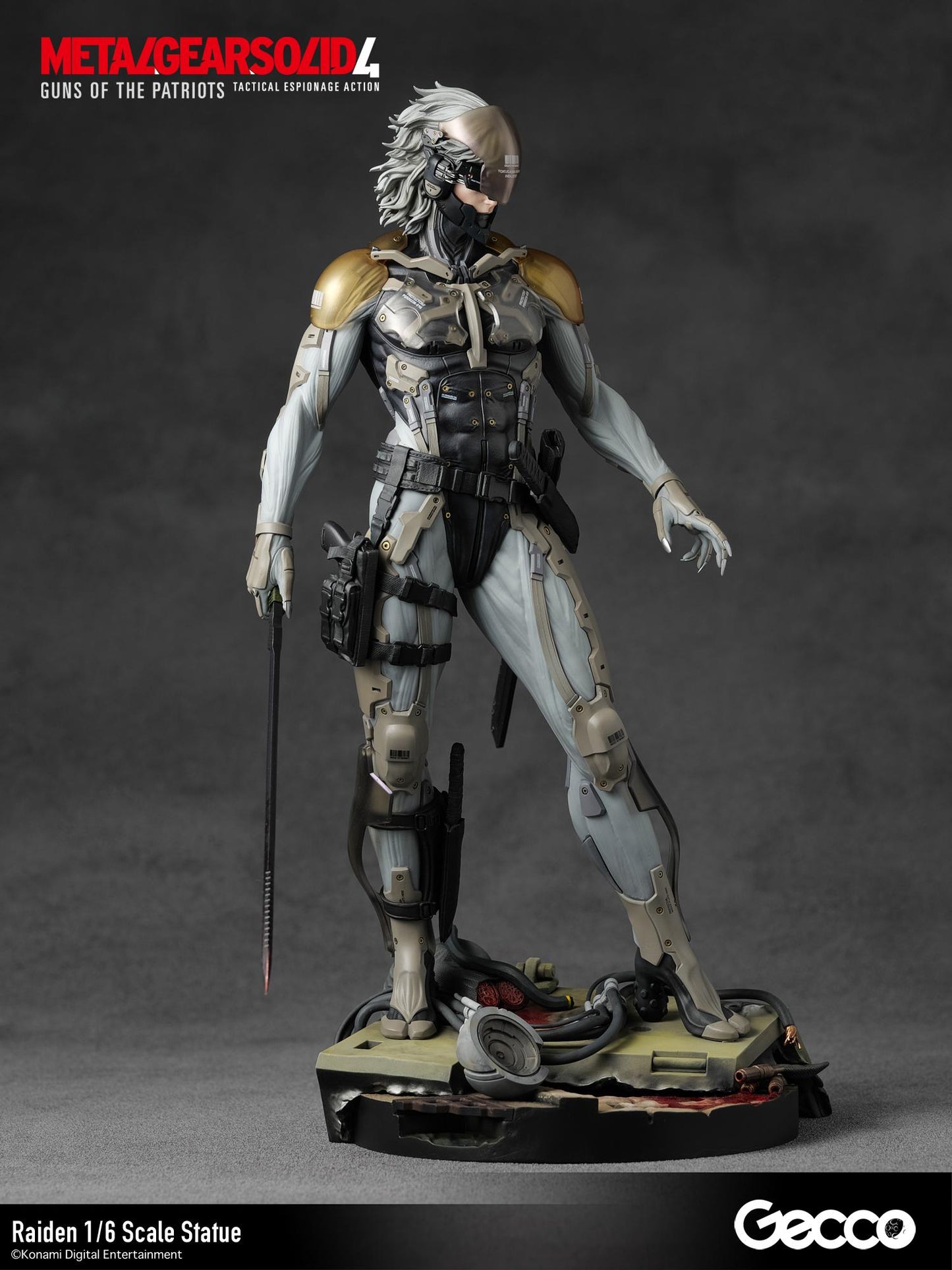 METAL GEAR SOLID 4 GUNS OF THE PATRIOTS, Raiden 1/6 Scale Statue