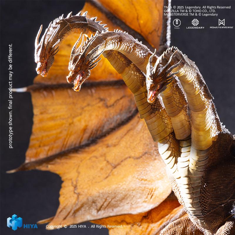 HIYA Exquisite Basic Series None Scale 14 Inch Godzilla King of the Monsters King Ghidorah 2.0 Action Figure