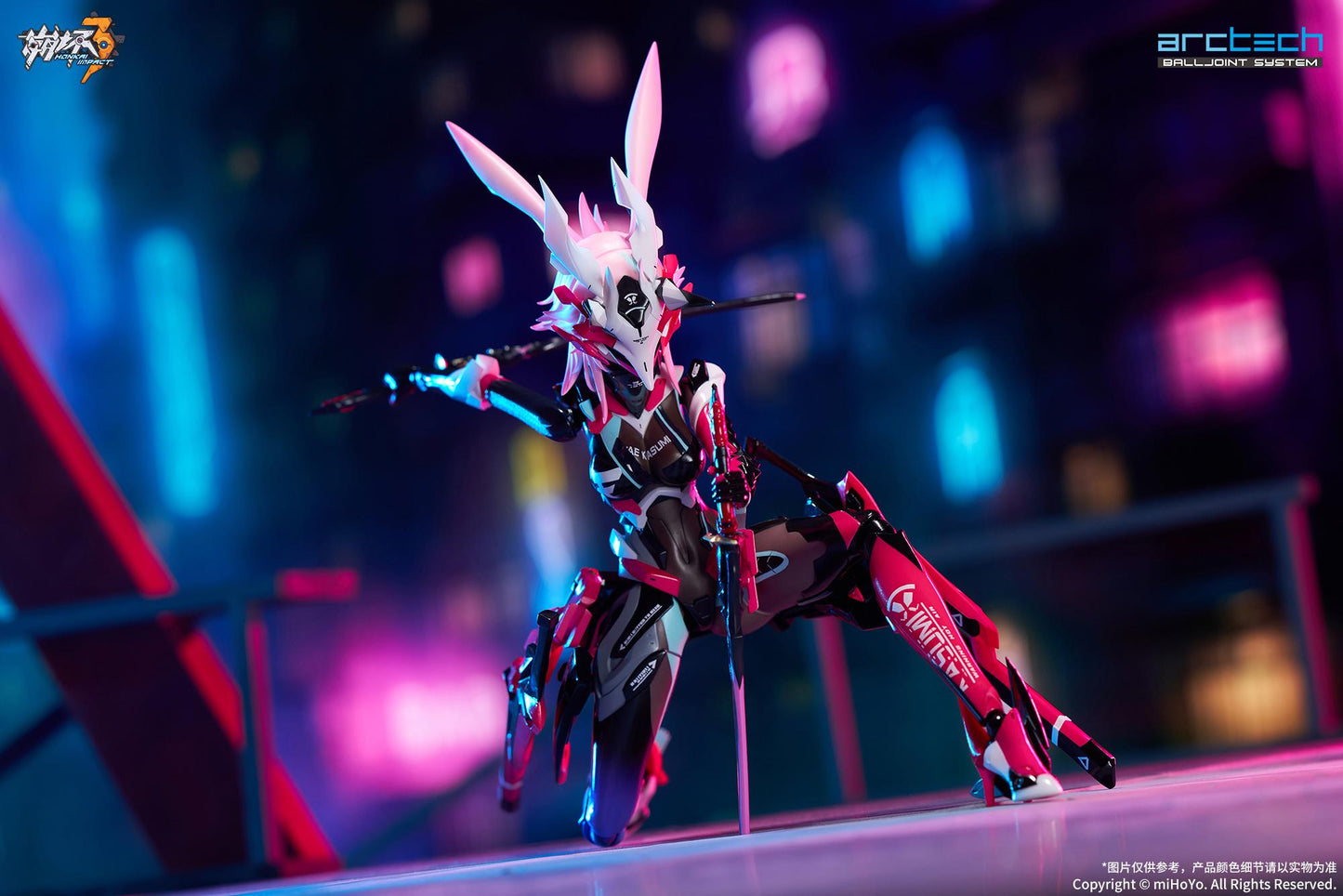 ARCTECH Posable Series Honkai Impact 3rd Sakura Yae Darkbolt Jonin Neon Shade Ver. 1/8 Scale Figure