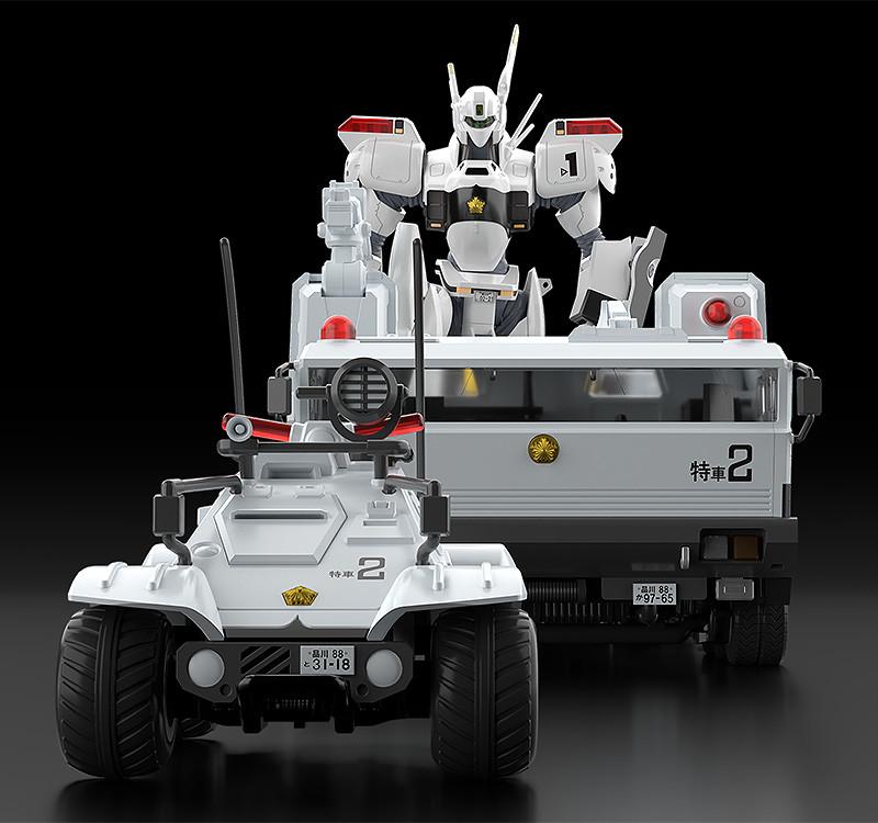 Mobile Police Patlabor MODEROID Type 98 Special Command Vehicle & Type 99 Special Labor Carrier