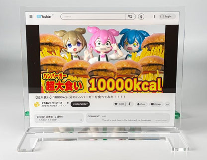 Buzz!? Trading video streaming acrylic stands
