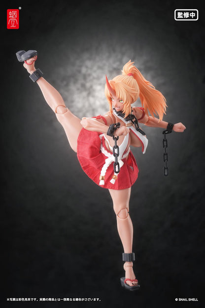 RPGEX-08 Oni Miko Second Daughter Momiji 1/12 Complete Model Action Figure
