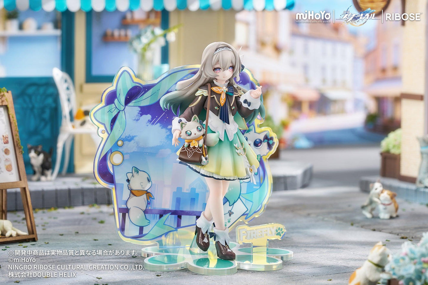 RISE UP+ Honkai: Star Rail Chibi Cat Series Figure Firefly Ver. Non Scale Figure