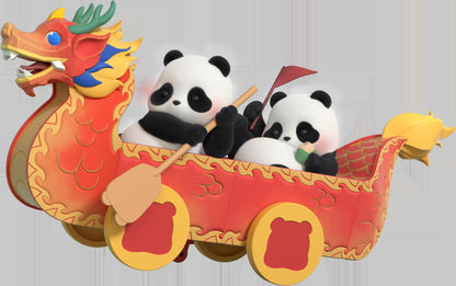 (Blind box) Panda Roll Dragon Boat Racing