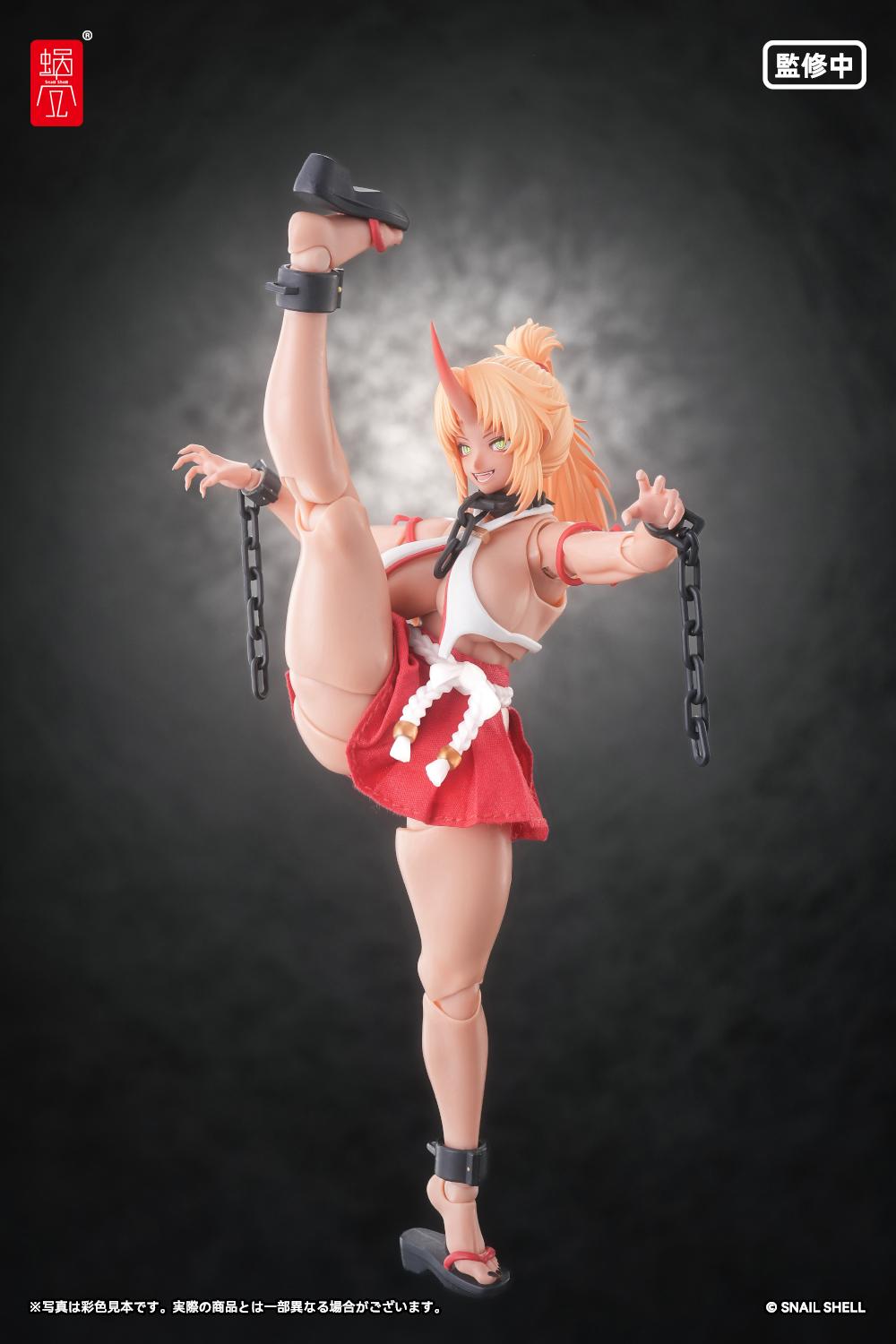 RPGEX-08 Oni Miko Second Daughter Momiji 1/12 Complete Model Action Figure