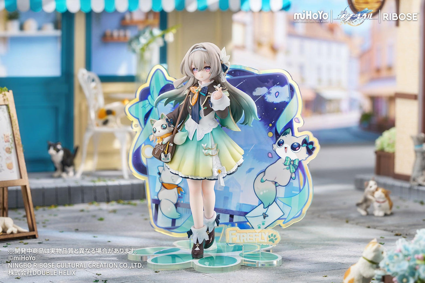 RISE UP+ Honkai: Star Rail Chibi Cat Series Figure Firefly Ver. Non Scale Figure