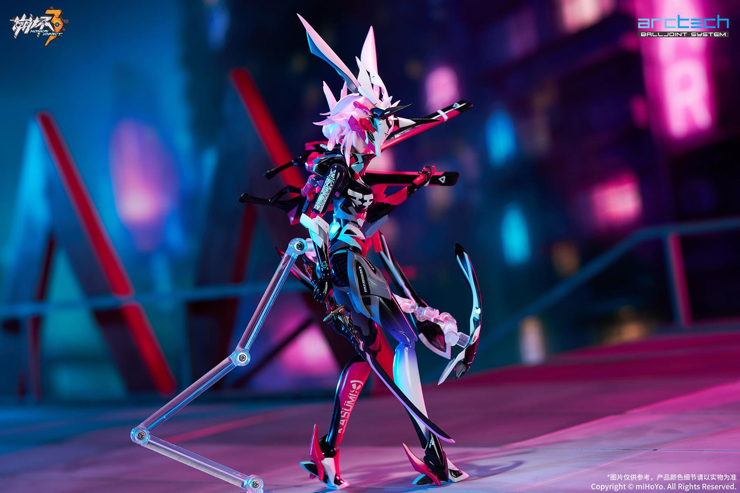ARCTECH Posable Series Honkai Impact 3rd Sakura Yae Darkbolt Jonin Neon Shade Ver. 1/8 Scale Figure