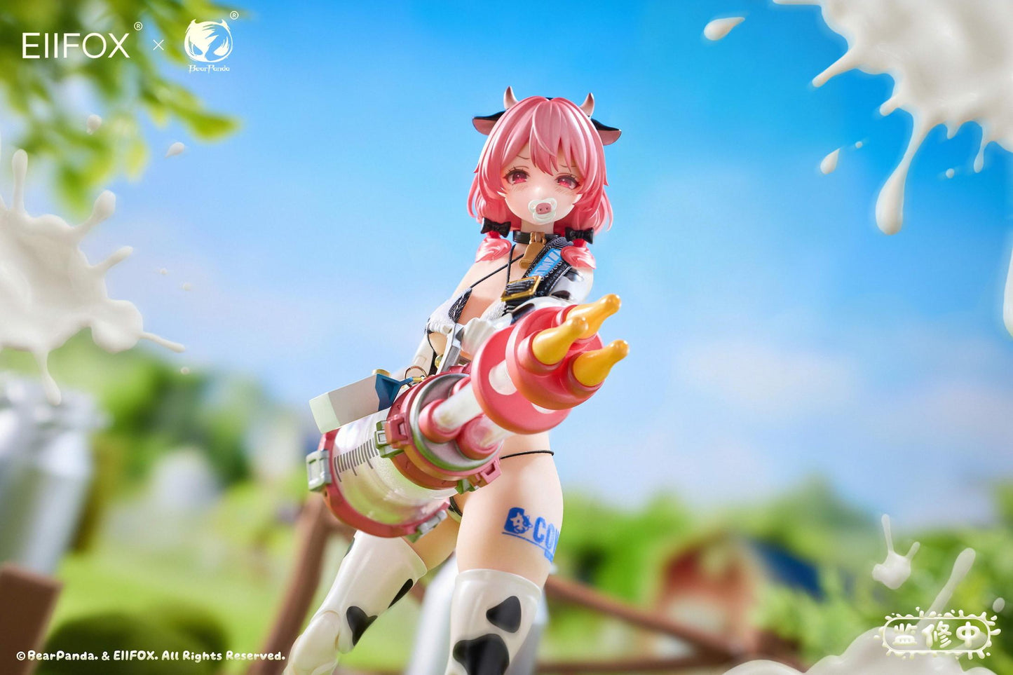 Eiifox & BearPanda Nyuugyuu MOMO 1/8 Complete Model Action Figure