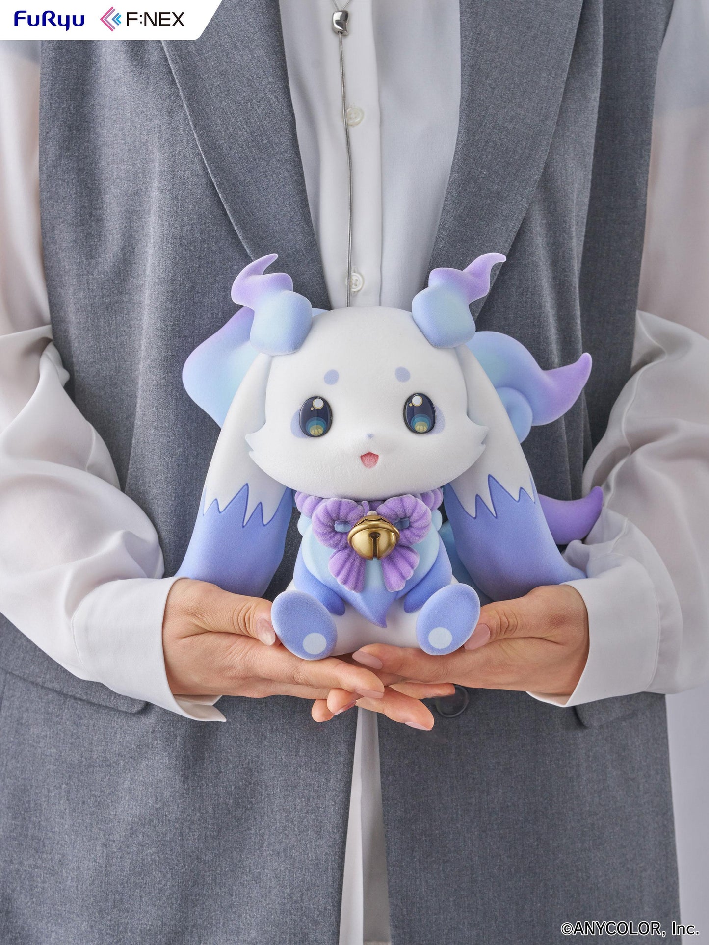 NIJISANJI Lunlun 1/2 Scale Flocky Soft Vinyl Figure