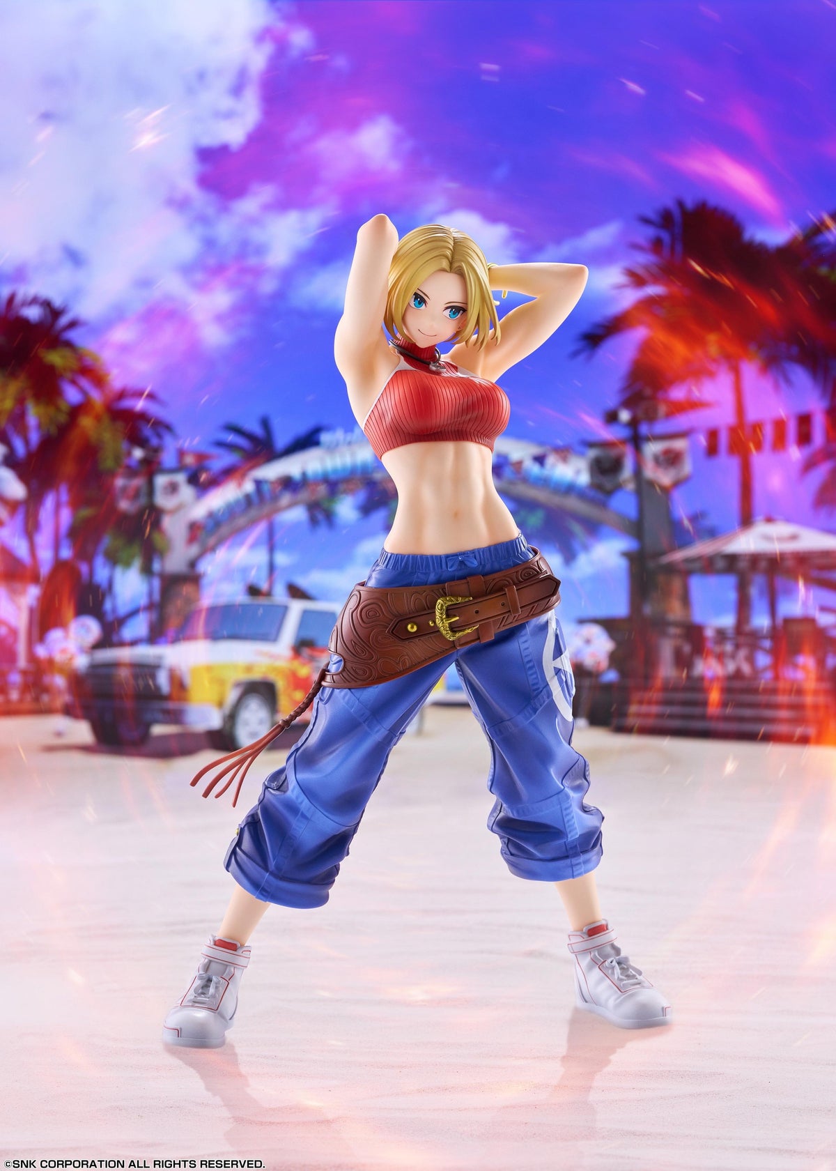 Fighting Girls Collection THE KING OF FIGHTERS XV Blue Mary AMI AMI LIMITED EDITON 1/7 Scale Figure
