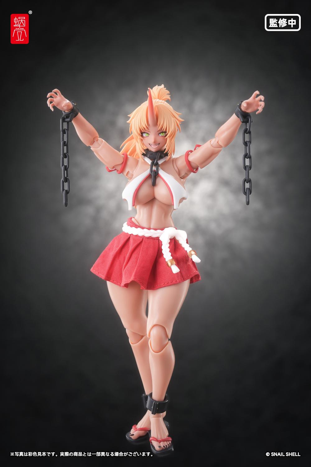 RPGEX-08 Oni Miko Second Daughter Momiji 1/12 Complete Model Action Figure
