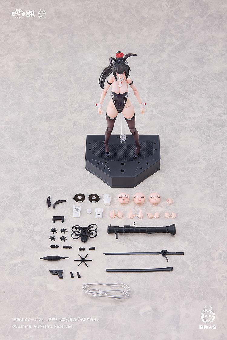 BUNNY RAPID ACTION SQUAD Attacker Runa 1/12 Articulated Figure