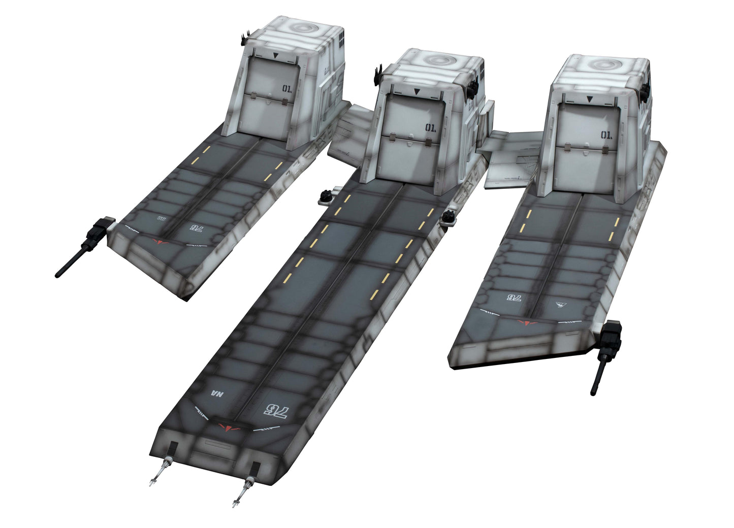 Realistic Model Series: MOBILE SUIT GUNDAM UNICORN (1/144 HG series) Nahel Argama catapult deck(UC ver.)